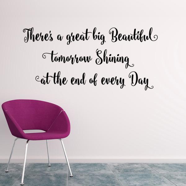 Wall Decal Quotes Today`s Beautiful Moments.. Wall Decal, Art Quote For Home, Words Design